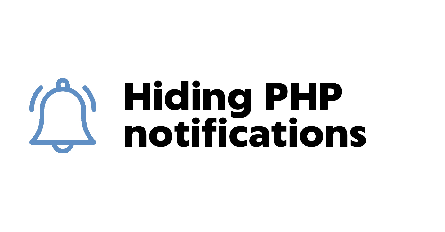 Hiding PHP Notices and Warnings in WordPress