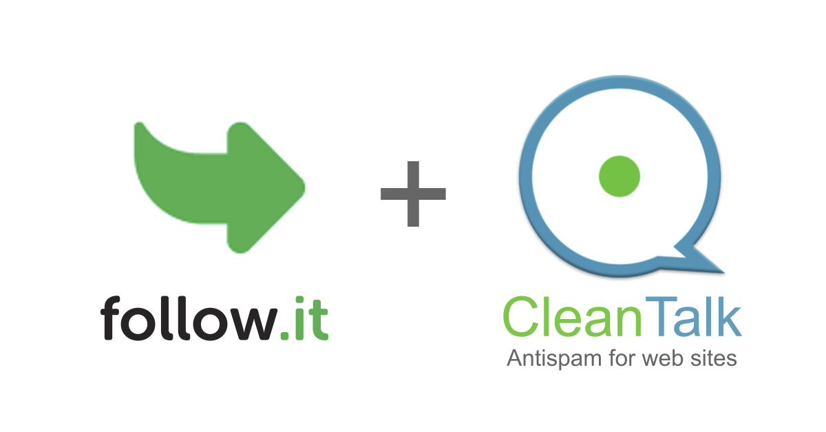 CleanTalk and Follow.it Subscription Form compatibility