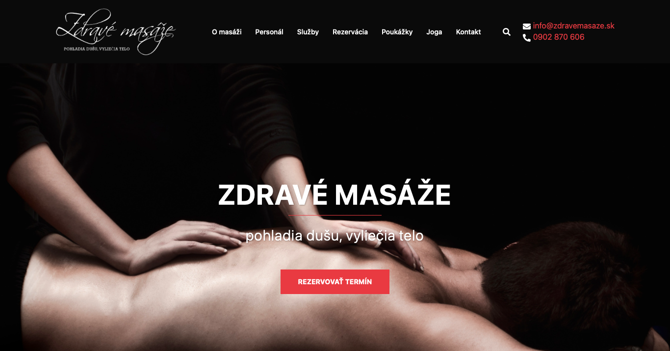 Our client’s story: ZDRAVEMASAZE.SK