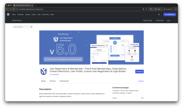 User Registration & Membership.