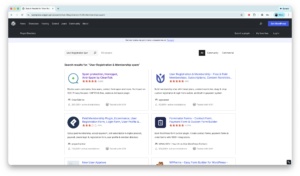 User Registration & Membership spam