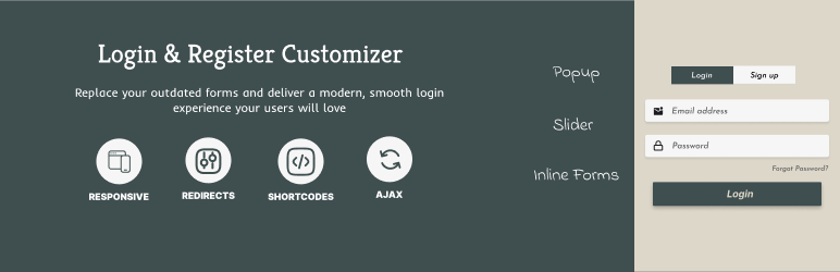 Login/Signup Popup Forms – Spam Protection for WordPress (2026)