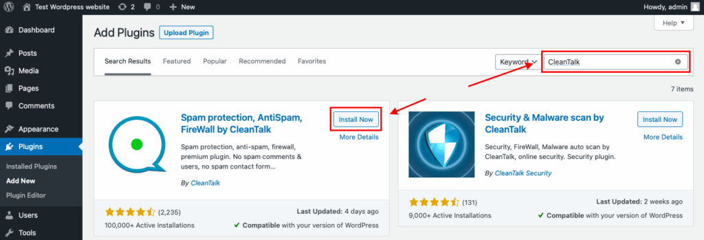 site reviews spam for wordpress 2