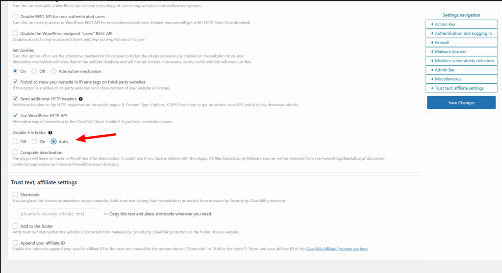 Security by CleanTalk Settings ‹ CleanTalk s blog — WordPress 07 11 2025 03 11 PM