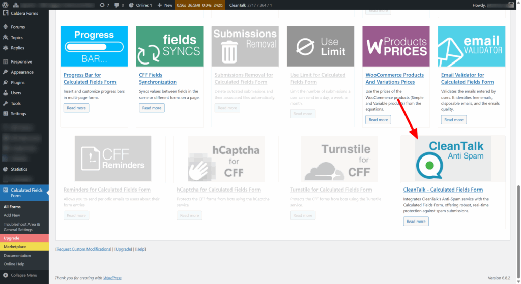 Calculated Fields Form ‹ Plugins Themes and News — WordPress 09 05 2025 10 27 AM