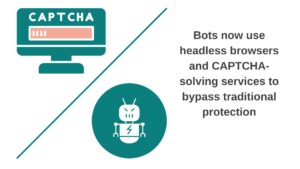 Bots now use headless browsers and CAPTCHA solving services to bypass traditional protection (1)